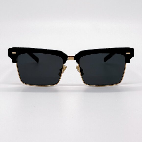 NEW MIU MIU MU10ZS 1AB5S0 WOMEN SUNGLASSES SMU 10Z 1AB5S0 BLACK EYEWEAR MU 10ZS - Picture 3 of 11